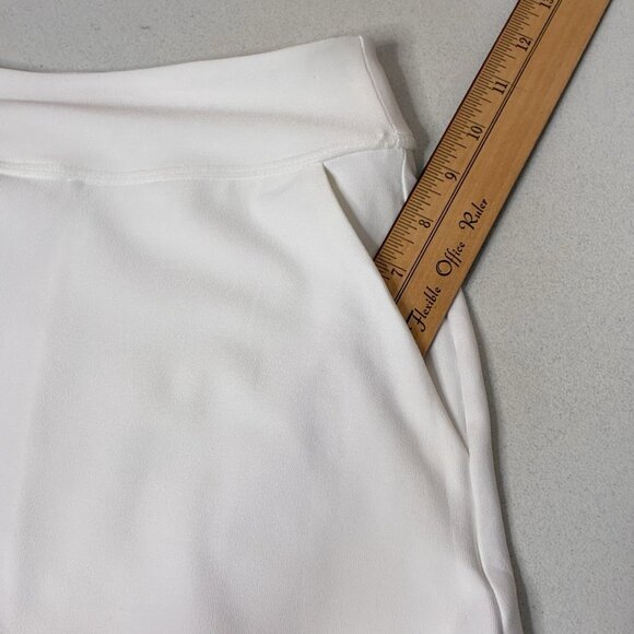 Nike Golf Skort Women’s Small White Pull On Pockets Swoosh Golf Team Tennis - Picture 5 of 11